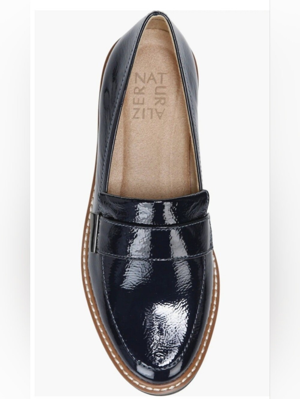 Naturalizer Adiline Navy Patent Leather Penny Loafers - NWOT